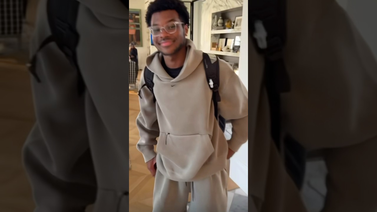 LeBron was so excited that Bryce came home from college