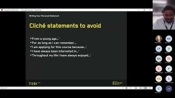How to write a stand out personal statement - TEDI-London tips
