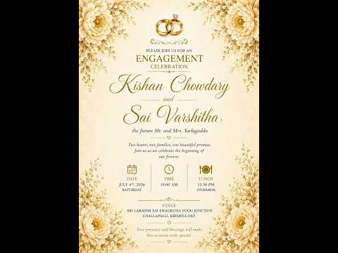 Krishan Chowdary With Sai Varshitha