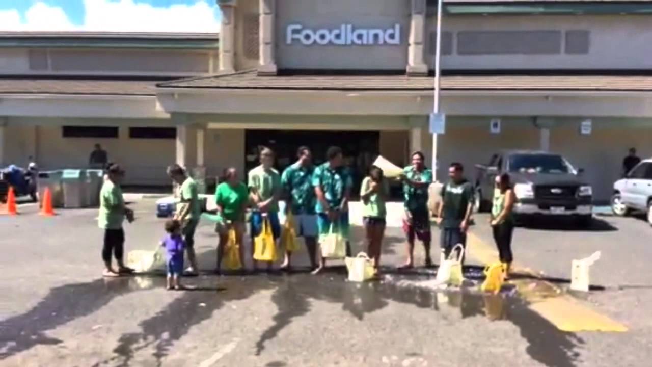 Foodland Laie ALS IceBucketChallenge YouTube