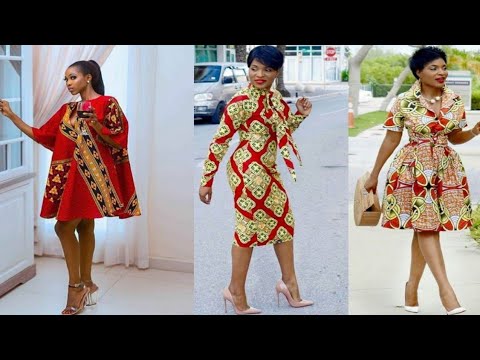 hot ankara short gown styles