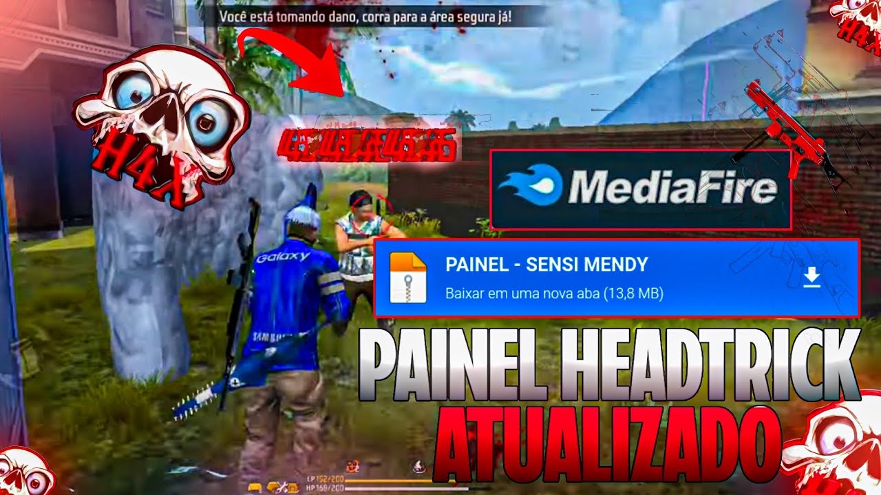 PAINEL HEAD TRICK ANDROID 😈🔥 SENSI MENDY ATUALIZADO FULL VERMELHO 🍓