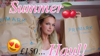 PRIMARK HAUL ~ Holiday Clothes, Shoes, Accessories & More!🌴🍒