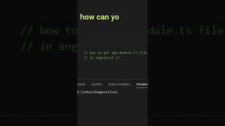 how to get #app.module.ts file in #angular17  #shorts #trending Wealth