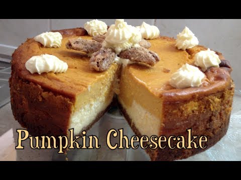 Pumpkin Cheesecake Video Recipe cheekyricho