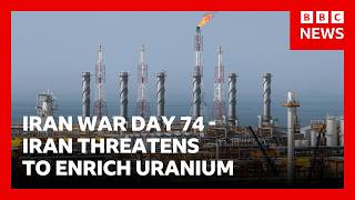 US defends cost of war as Iran threatens to enrich uranium or sming | BBC News