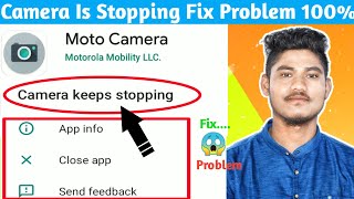 How To Fix "CAMERA KEEP STOPPING" Problem 2022 | Motorola mobile camera stopping ! stopped fix screenshot 4