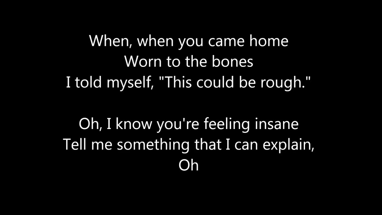 OneRepublic - Let's hurt tonight (lyrics) - YouTube