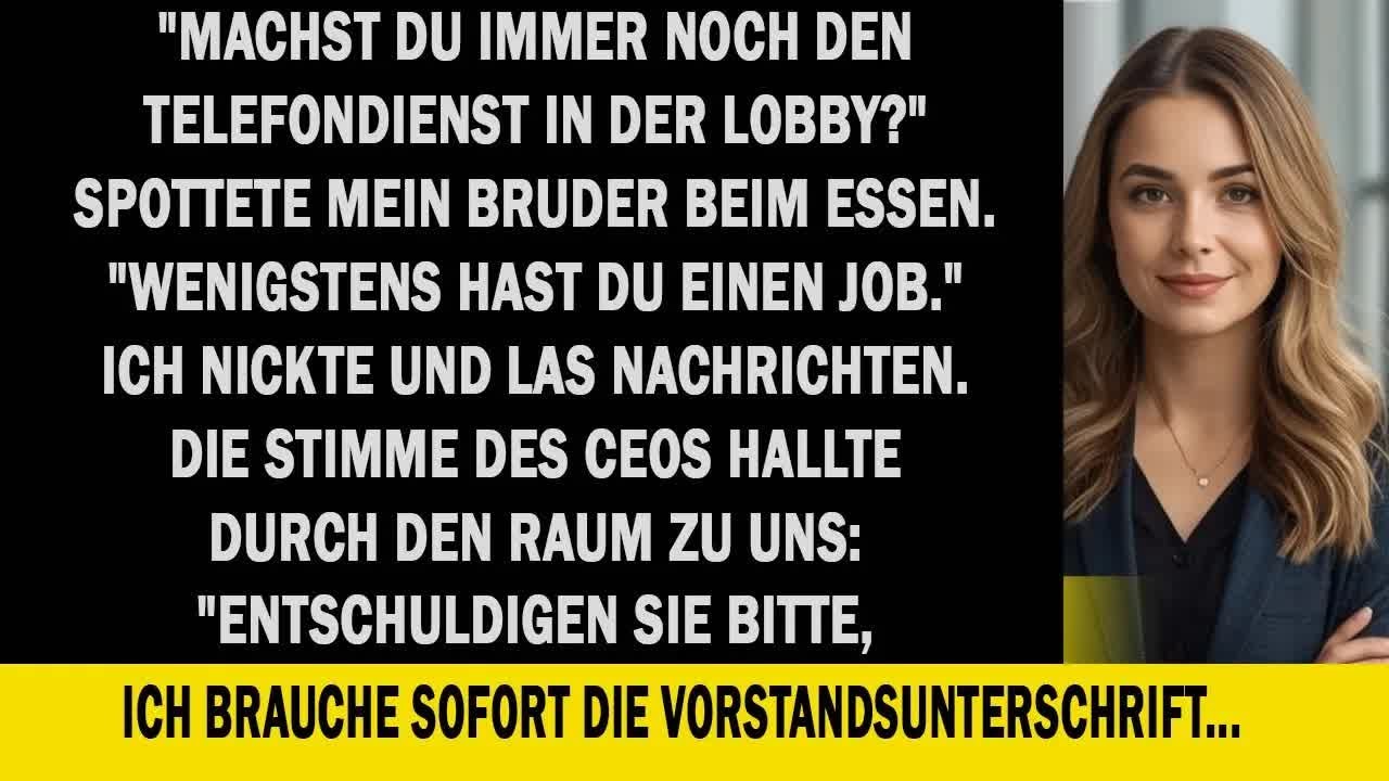 Mein Bruder sagte： „Du gehst immer noch ans Telefon？“ – dann rief der CEO nach ihrem Chef