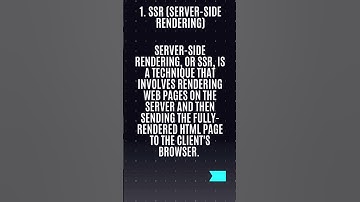 Exploring Web Development: SSR,CSR,ISR, and SSG Demystified. #Shorts#Youtube Shorts#SSR