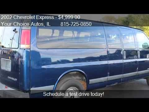 used chevy 15 passenger van