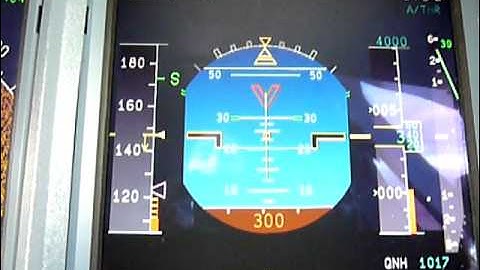 Airbus A320 TOGA takeoff, cockpit (PFD) View