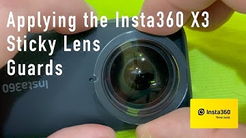 Applying the Insta360 Sticky Lens Guard