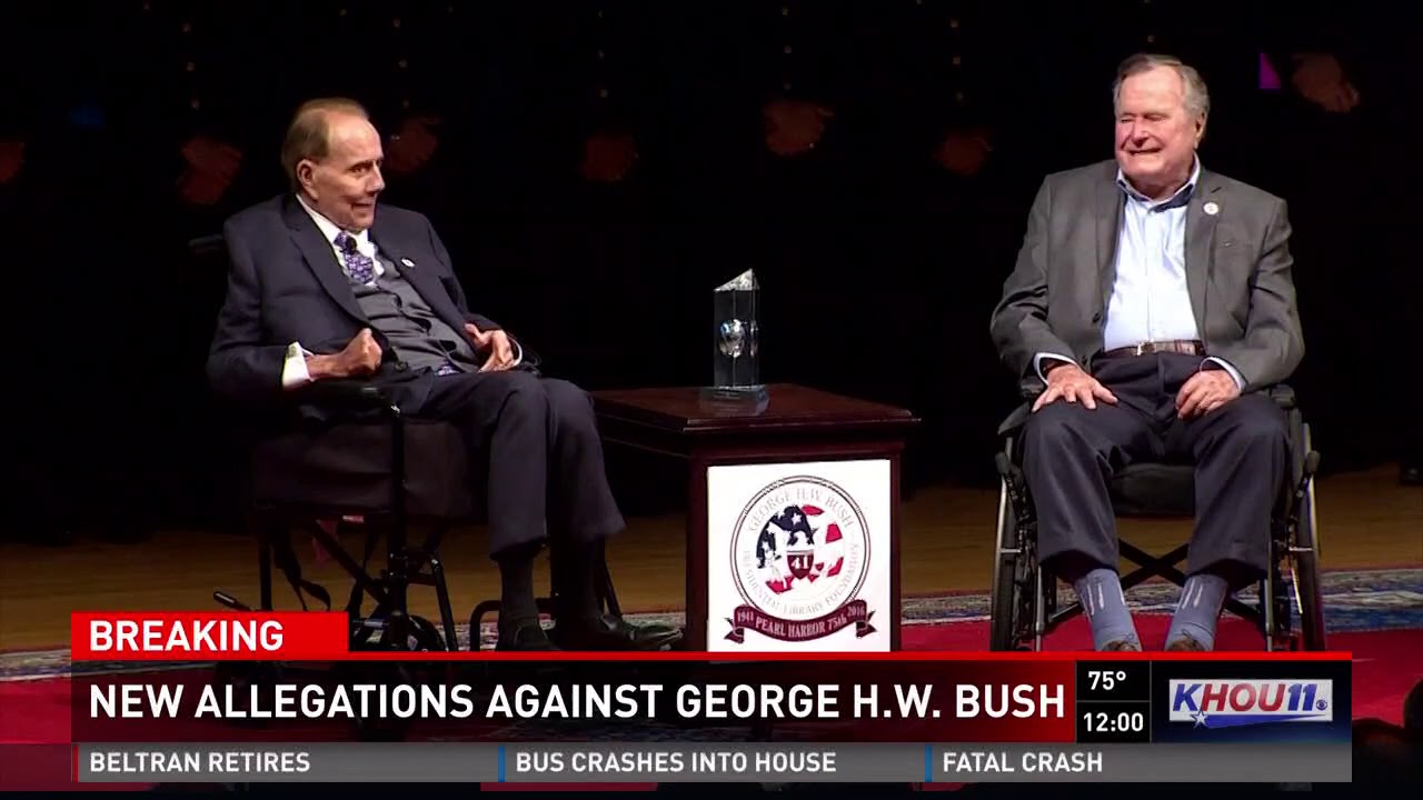 Bush 41 apologizes after 3rd accuser comes forward