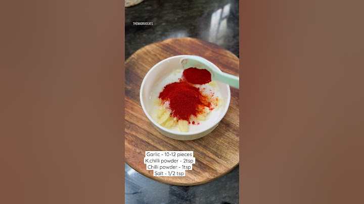 1 minute Garlic Chutney | Instant Garlic Chutney | #themadraseats