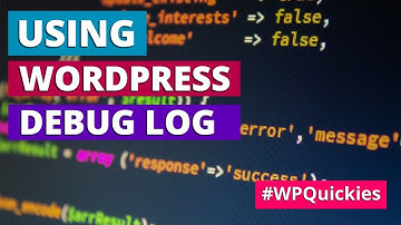 Using The WordPress Debug Log - WPQuickies