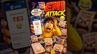 Salary Aayi… EMI Le Gayi 😭💸 | Middle Class Reality 😂 #shorts#emi #middleclassfamily #funny