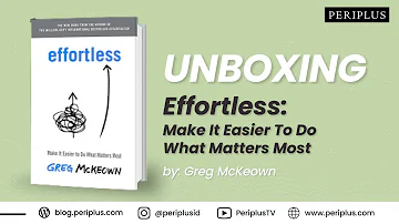 UNBOXING | Effortless: Make It Easier to Do What Matters Most