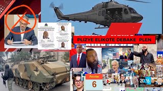 6FEV🔴 BATAY RED! PLIZYE ELIKOPTÈ DEBAKE NAN PLÈN NAN/DCPJ METE MANDAT DEYE Youri Chevry/ANEL BELIZE