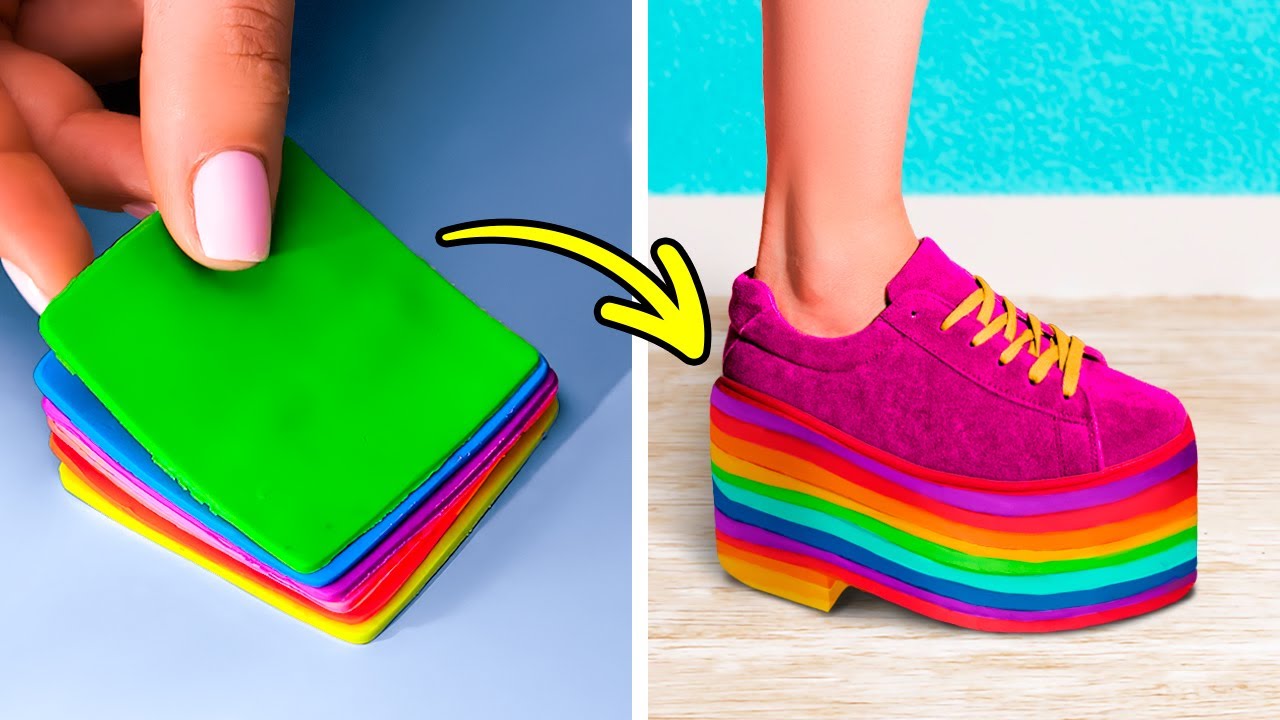 BEST RAINBOW CRAFTS | Colorful DIY Accessories And Mini Crafts With Clay, Glue, 3D-Pen And Resin