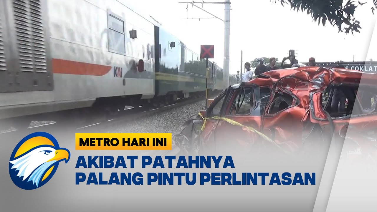 Saat Melintas, Sebuah Mobil & 2 Motor Ditabrak Kereta | Metro Hari ini