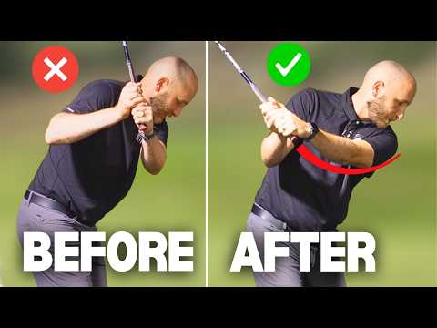 Pros Swing AROUND, Amateurs Swing UP! (the SECRET to Effortless Power)