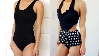 Hey guys! sorry for the wait. this is a swimsuit transformation of
plain one piece i bought from walmart. wanted to turn it into
something more fun and c...