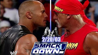 Wwe Smackdown - February 20, 2003 Full Breakdown - Rock & Hogan Face To Face 3 Days To No Way Out