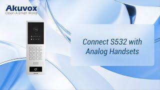 [Wiring]Connect S532 with Analog Handsets
