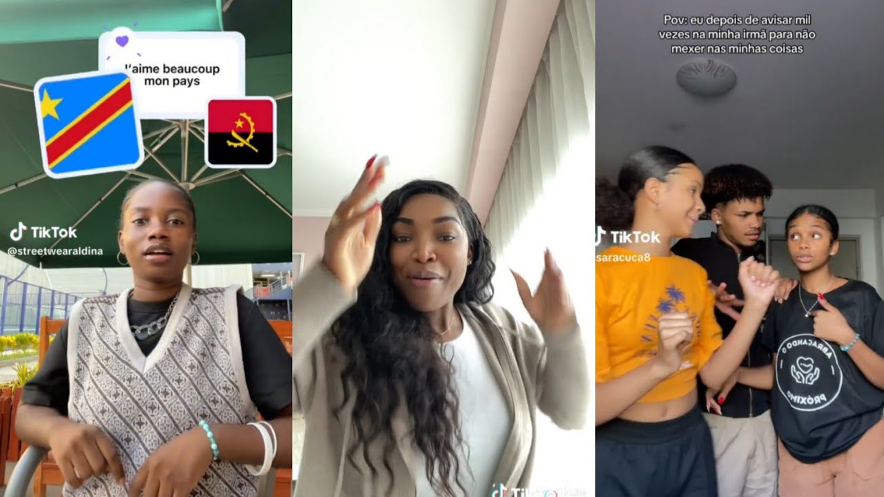 Os Melhores Vídeos Engraçados ✅ /  Tik Tok Angola Destaques #3 #pérola #saracuca #eraldina