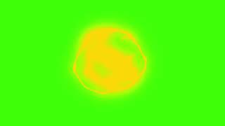 Cartoon Energy Burst FX Elements Green Screen Pack