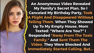 I Immediately Cancelled My Birthday Party When An Anonymous Video Revealed My Family's Secret...