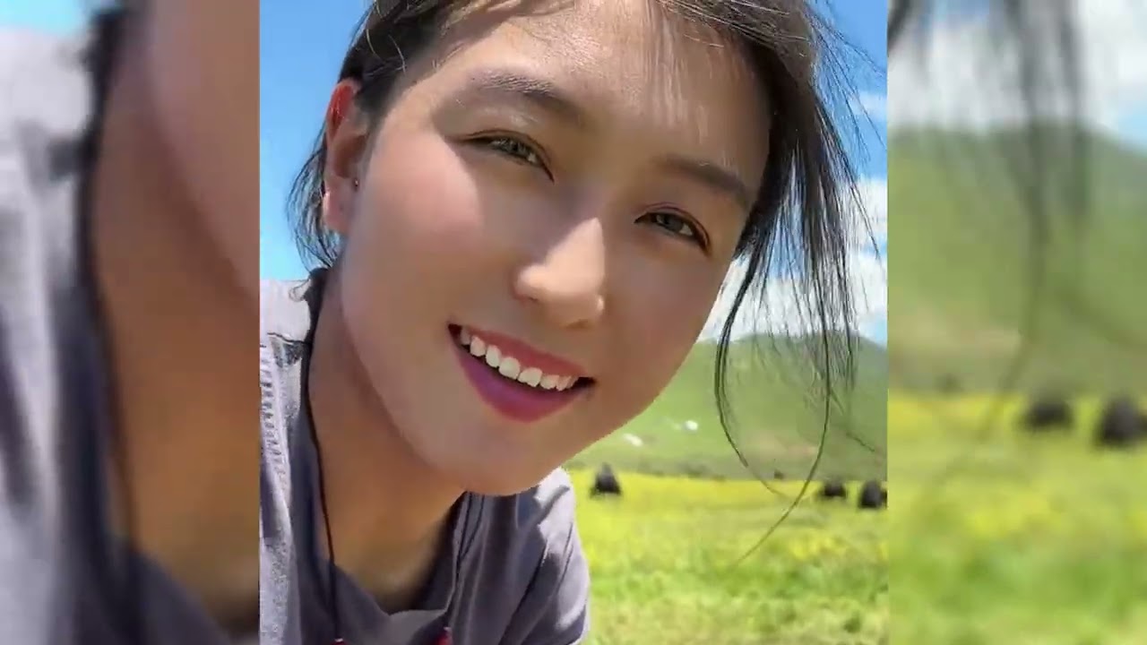 Beautiful girl living on the green steppe | Pretty Asian Girls | Episode 3