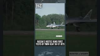 Russia Completes First Flight Of Su-57 Twin-seat Stealth Fighter | #shorts