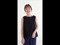 【ITEMS】リネンレーヨンノースリーブブラウス