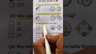⏰ Zeit Quiz! Kannst du alle Fragen richtig beantworten? 😱