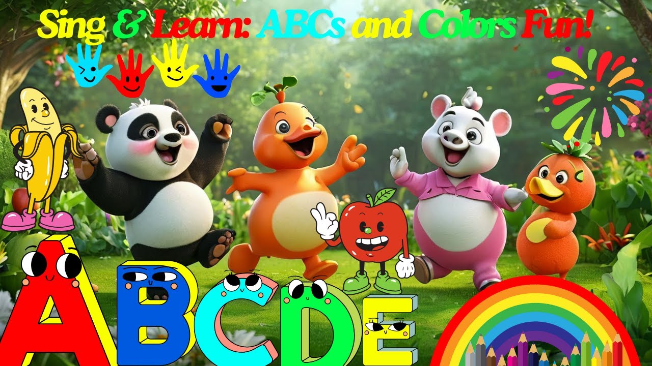 ABC and Colors Learning Song for Kids | Fun and Educational Alphabet ...
