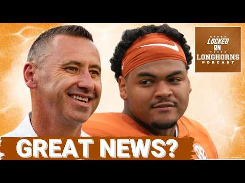 READY: Texas Star LT Trevor Goosby "Good to Go" + HUGE Press Conference Takeaways | Texas Football