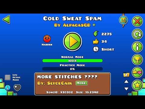 Cold Sweat UFO 100% but i probably click too fast