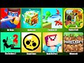 Mr Ninja,Multicraft,Pushem All,Raptor Craft,The Archers 2,Brawl Stars,Noob Vs Pro 4,Minecraft