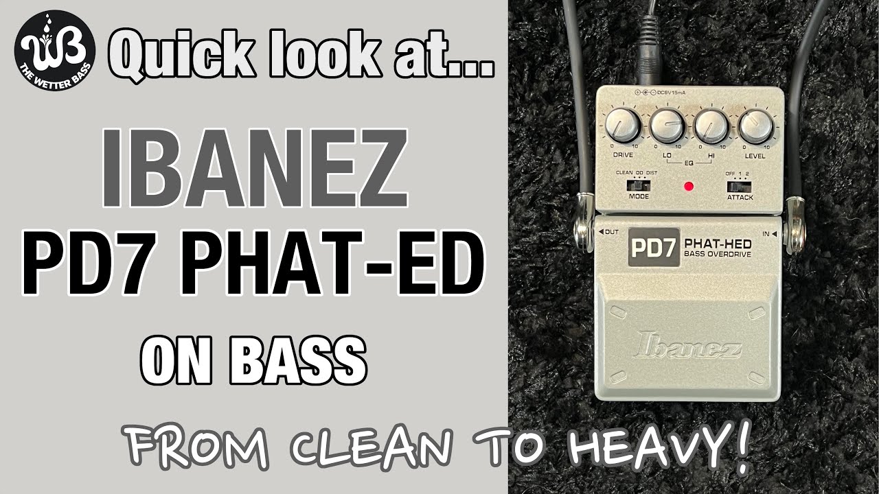Ibanez PD7 Phat-Hed Bass Overdrive | Effects Database