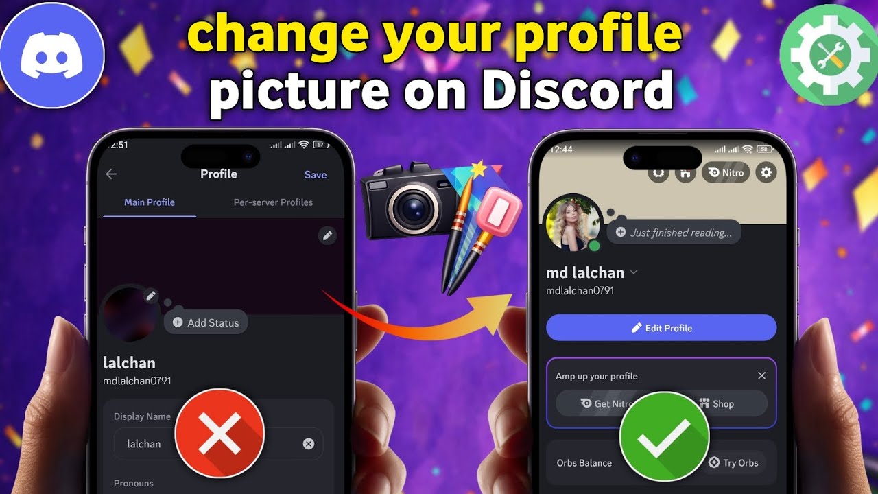 How to change profile picture on discord mobile | new method 2026 - YouTube