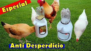 comedero y bebedero gratis Anti Desperdicio 2022 para pollitos gallinas pollos🤠👍 Chicken coop ideas