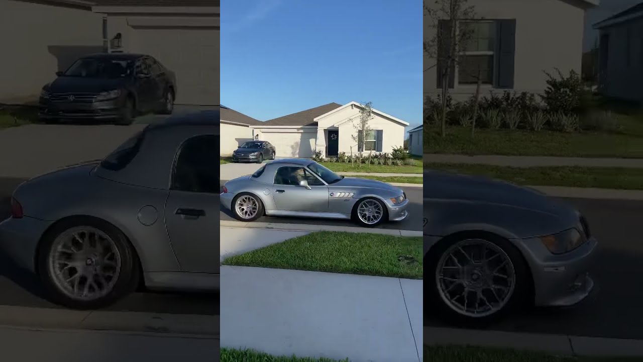 Z3 Roadster With A Muffler Delete Bmw Bmwm E36m3 S52 Clownshoe E36 M3