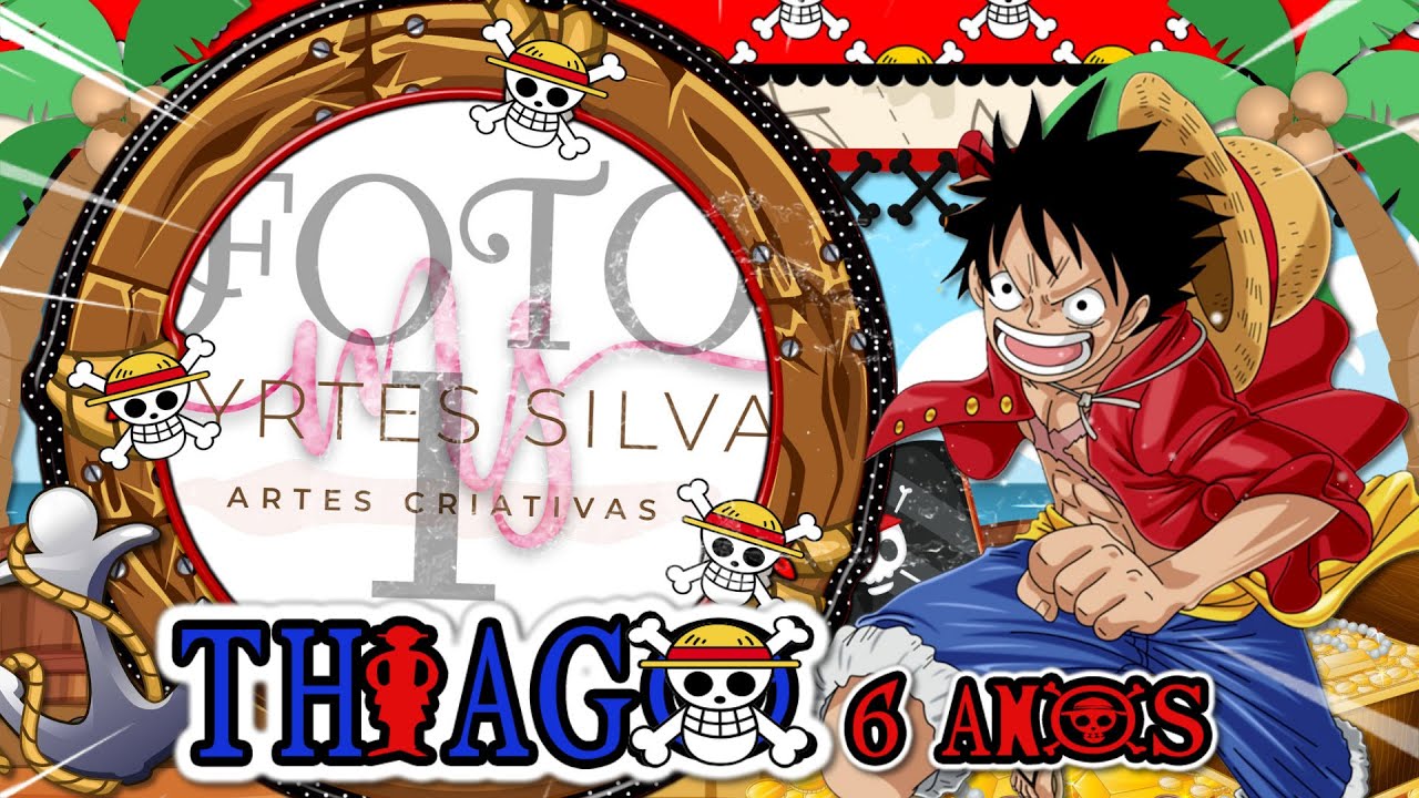 Convite Aniversário One Piece