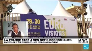 Université d’été du MEDEF : une rentrée sous tension • FRANCE 24