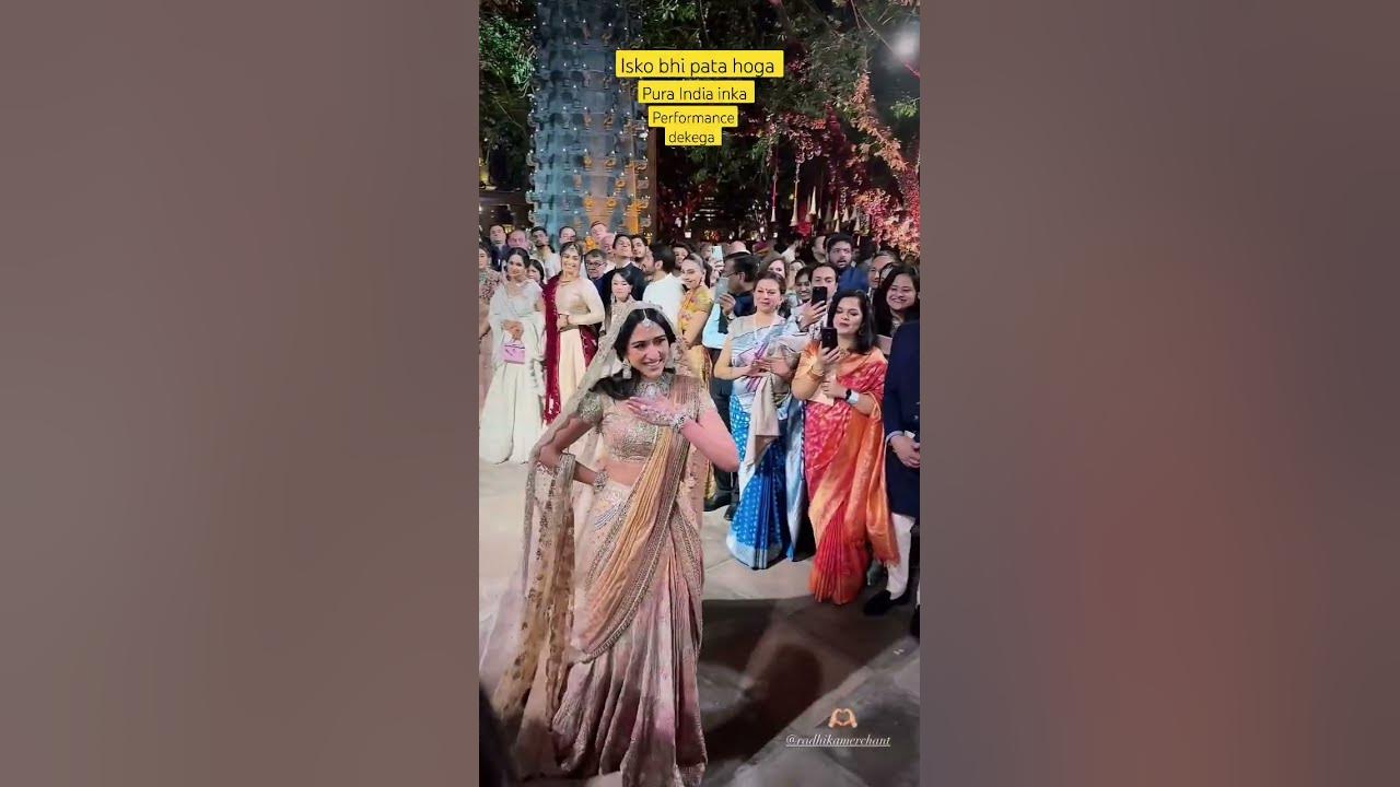 Ambani Radhika Merchant Pre-Wedding Ambani Wedding || Beautiful moment #wedding #radhikamerchant
