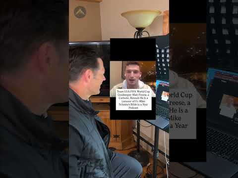 Fr. Mike Schmitz Reacts to Team USA Goalkeeper Listening to The Bible in a Year #shorts