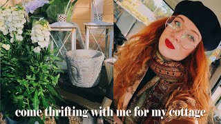 come thrifting & garden shopping with me for my cottage