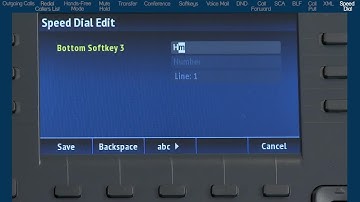 Mitel 6869i Phone: Using Speed Dial